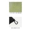 Kiu Double Mesh Card Case - Lightweight Mini Coin & Card Pouch with Carabiner, Unisex, Blue, W-MESH CASE