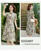 2026 Summer Slimming Qipao Dress - Modern Chinese Style for Mothers