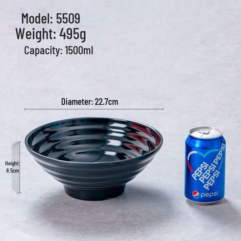 JINMEILI Melamine Japanese Ramen Bowl
