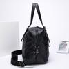 Cross-border new large-capacity travel bag, genuine leather fashion soft leather casual shoulder handbag, cowhide BD bag