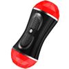 Taza masturbadora masculina, vibrador, Vagina Real para hombres, Garganta Profunda, boca, doble resistencia para adultos, ejercicio, Juguetes sexuales para hombre