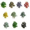 Artificial Amphibian Plants Terrarium Leaves Habitat Decor for Iguana for Turtle