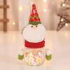 Christmas Candy Jar Sugar Box Xmas Gift Bag Santa Claus Transparent Candy Box