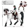 Children's Thousand-Mile Horse Simulation Model Toy and Sand Table Set
