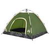 Vidaxl Tourist Tent, 3-Person, Green, Quick Setup