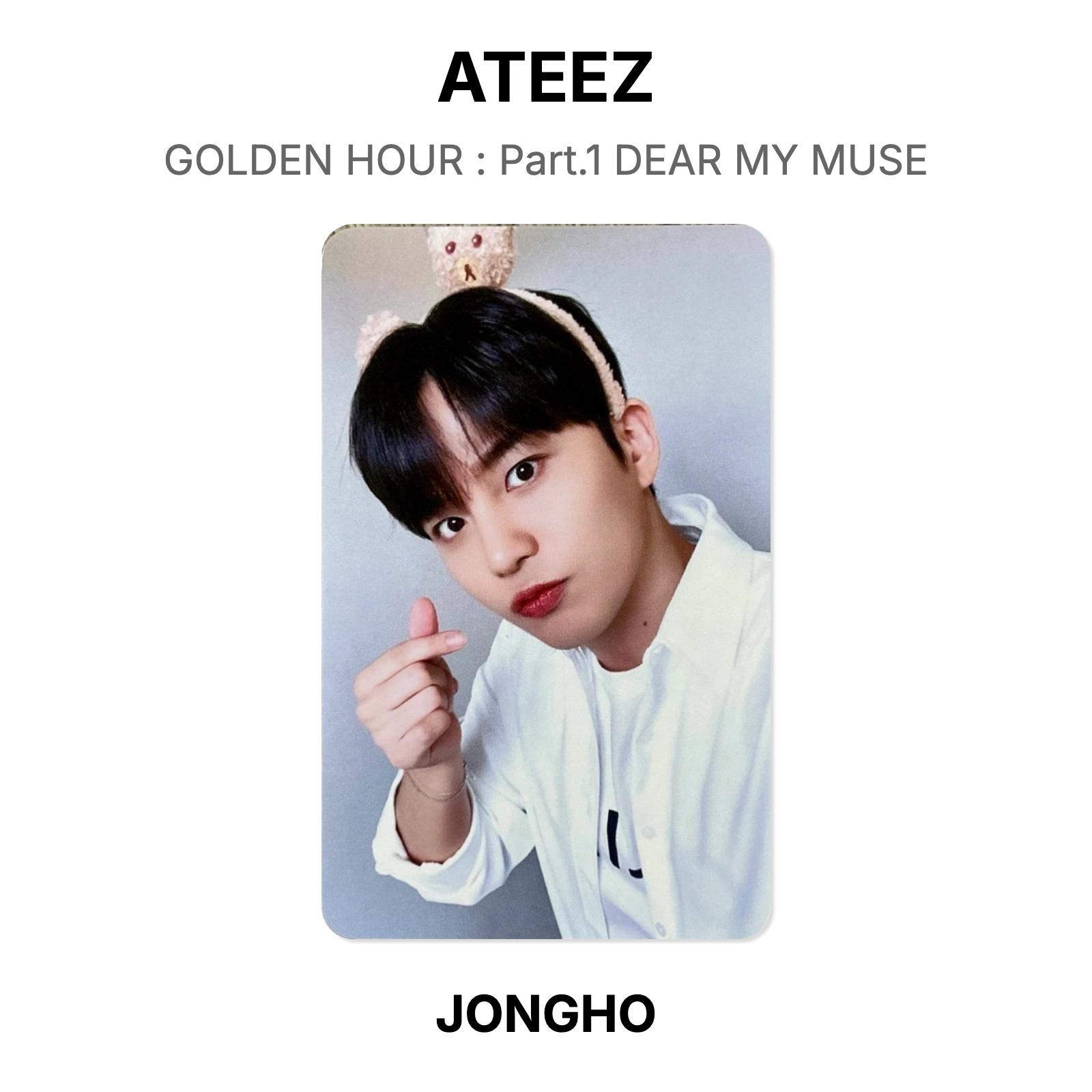 ЗОЛОТОЙ ЧАС ATEEZ : Часть 1 ДОРОГАЯ МОЯ МУЗА Официальная фотокарточка JONGHO