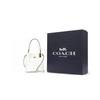 New COACH Town Canvas With Leather Bucket Bag, Handbag, Shoulder Bag, Crossbody Bag Trumpets Women's White 2312-IMRFF