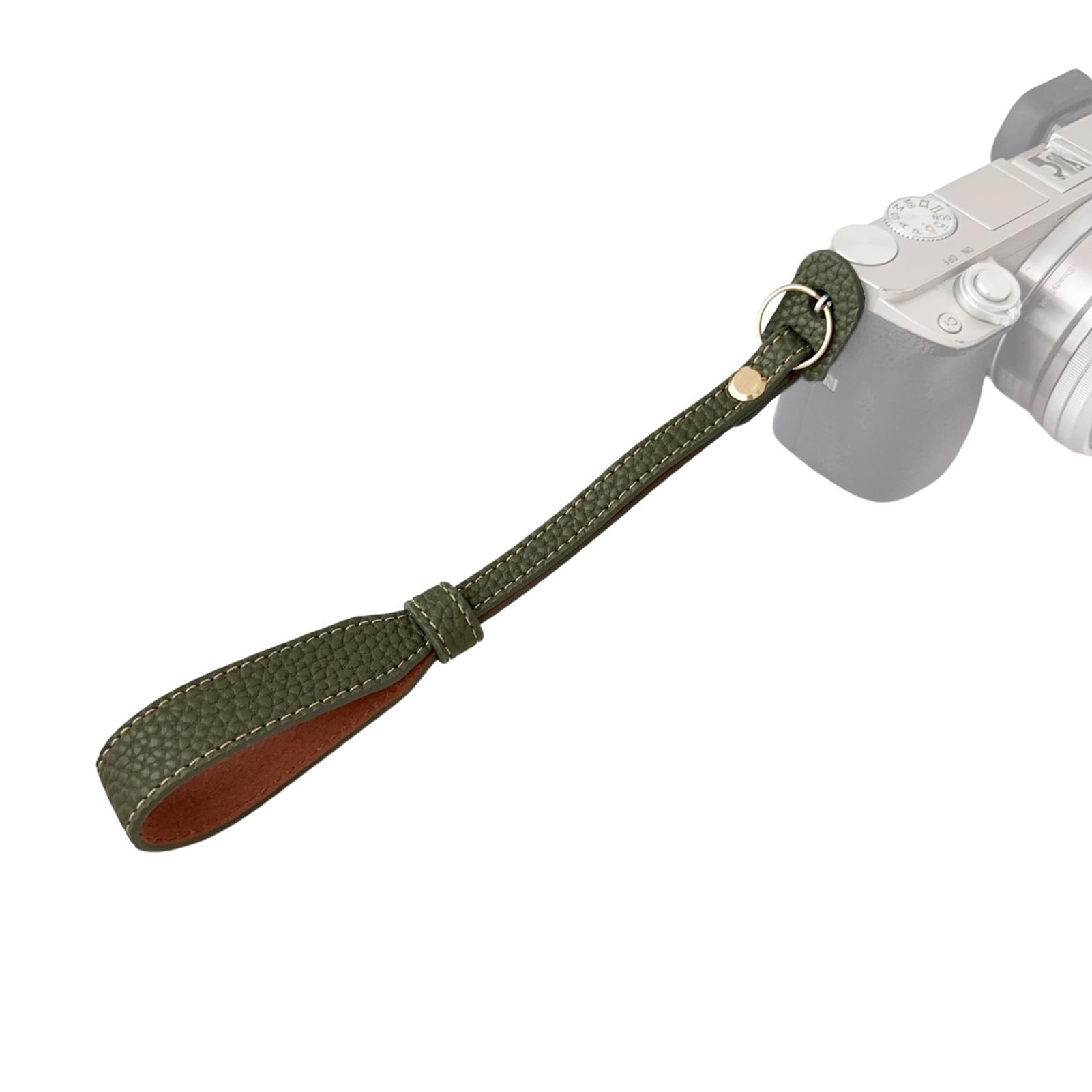 Универсальный ремешок для камеры, синтетический кожаный ремешок для замены ремешка для камеры зелёный