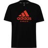 adidas T Shirt Unisex Black Red Colorway ADICTKP-BR