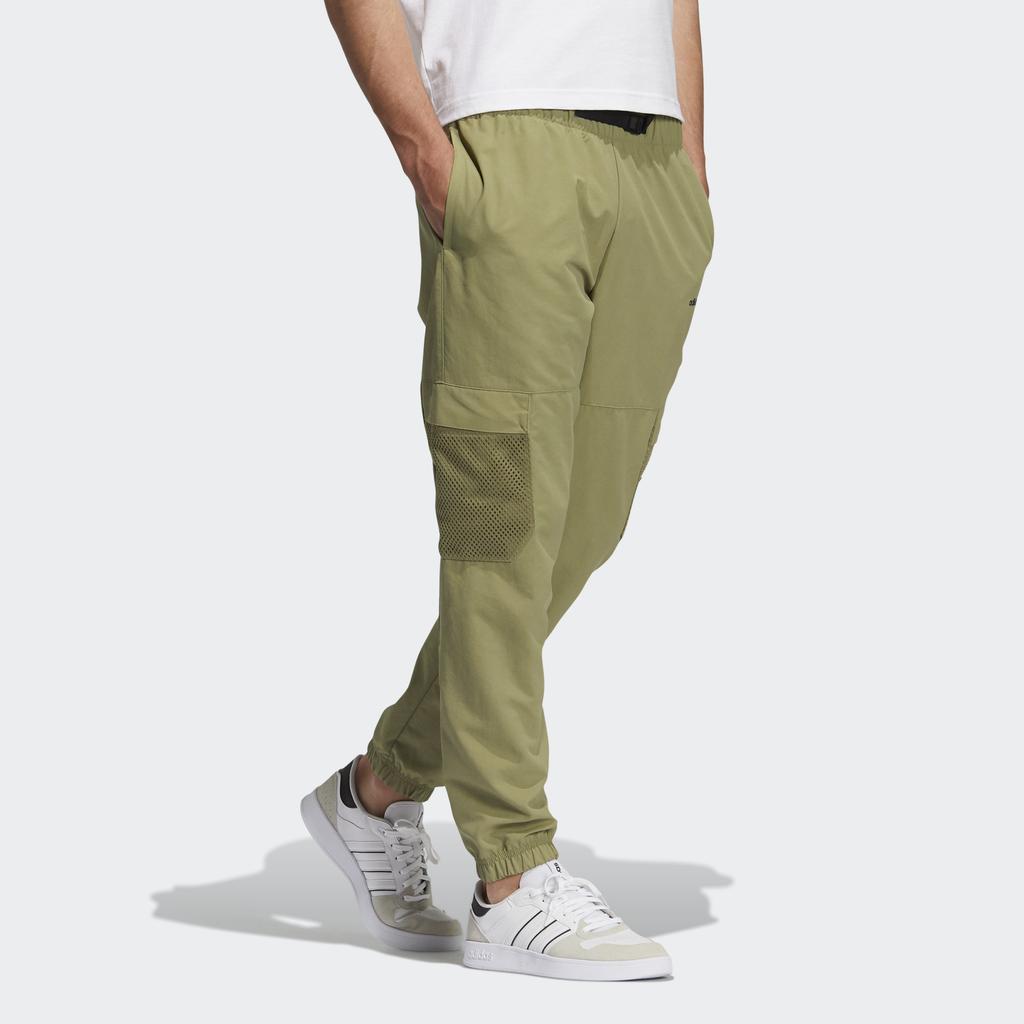 Adidas Neo Casual Breathable Sports Pants With Pockets Men Bottoms Olive-Green H55274