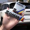 Emblemă Auto 3D din Aluminiu Insignă Sticker Portbagaj Spate Pentru Dacia Logan Sandero Duster Lodgy Spring Jogger Dokker Stepway RS Accesorii