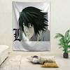 Home  Hot Sale Custom Anime Printed Tapestry Background Decorative Tapestry Wall Hanging Decor Decoration Mural Hippie Tapiz