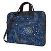 Gold Nebula Constellations and Stars Print Laptop Shoulder Bag Laptop Netbook PC Cover Pouch Compatible with 13/14/15.6 Inches