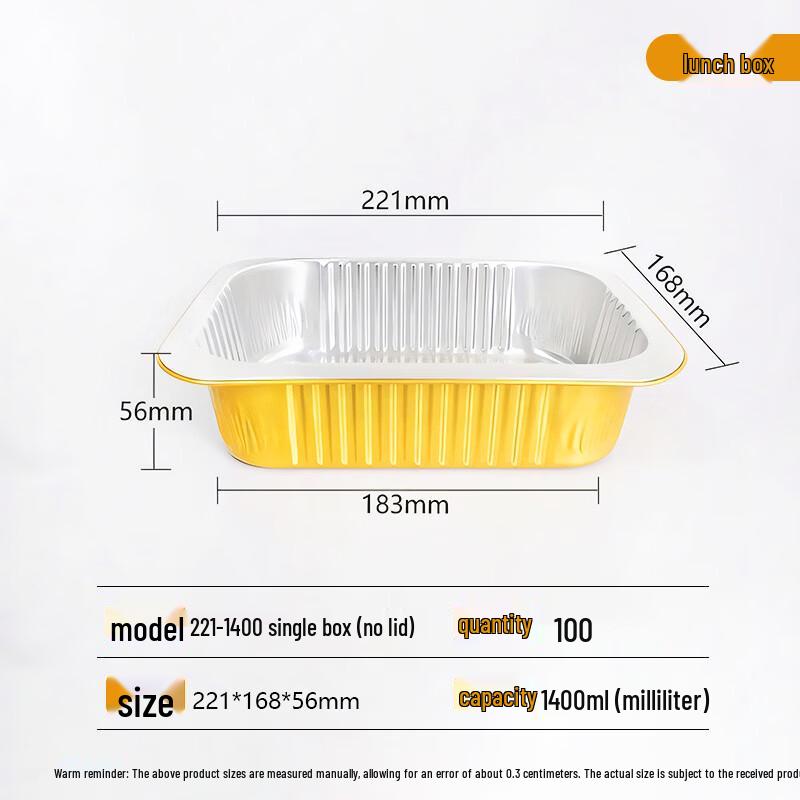 Sealable Aluminum Foil Food Containers