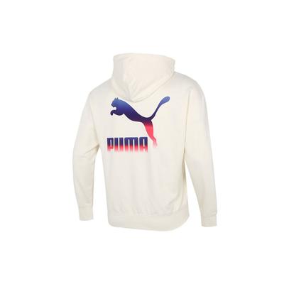 Casual Running Loose Hoodie Pullover Men Tops Milk-White 534443-73
