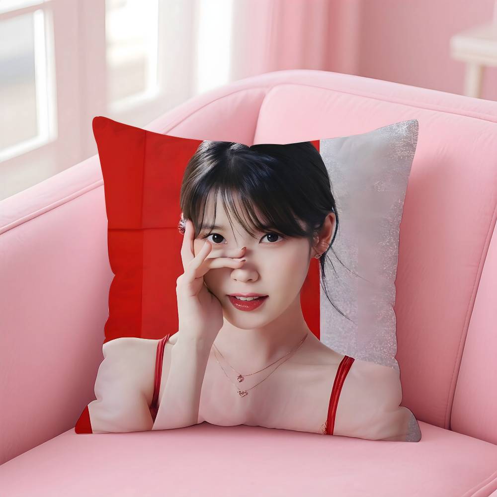 SINGER i-IU Pillow Case pattern printing pillowcase living room sofa cushion cover bedroom room decor