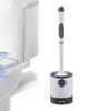 Toilet Cleaner Brush Long-Handle Toilet Brush Cleaner And Holder Ergonomic Scrub Resistant Scrubber Cleaning Tool For Stone