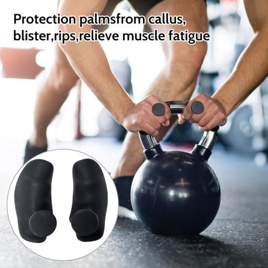1 pár/1 sada Protiskluzové silikonové cvičební gripy Muži Ženy Ochrana dlaní rukou Zvedání činek Mrtvý tah Hrazda Úchopové gripy Gymnastický trénink Cvičení