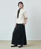 GLW [W] Sweat Long Skirt Black