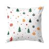 Cartoon Christmas Pillowcase Printed Polyester 40/45/50cm Throw Pillowcover Decorative Sofa Cushion Pillowslip Home Decor