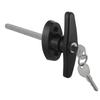 Metal Shed Door Latch Lock with Extended Stem Outdoor Shed Lock with 99mm Handle Upgrades for Chicken Coops & Sheds