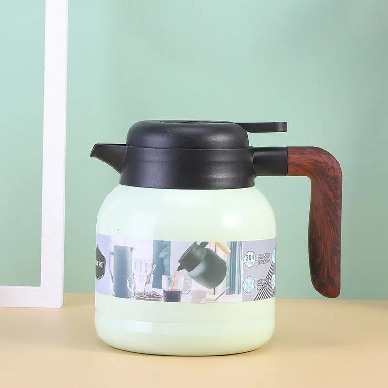 316 Stainless Steel Thermal Water Bottle, Simple Household Large Capacity Thermos, Coffee Kettle, Temperature Display, Vacuum Fl