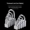 Waterproof Rustproof Anti-Theft Padlock: Master Key Pry-Resistant Gate & Household Lock