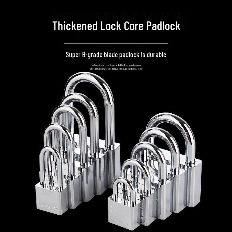 Waterproof Rustproof Anti-Theft Padlock: Master Key Pry-Resistant Gate & Household Lock