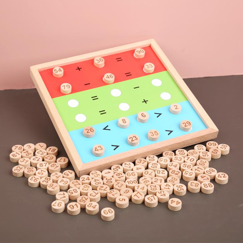 Sudoku Educational Toy: 1-100 Addition & Subtraction Board for Kindergarten Kids