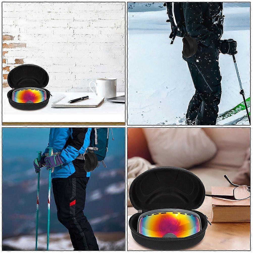 2PCS Large Size Goggles Boxes EVA Sunglasses Storage Boxes Glasses Boxes