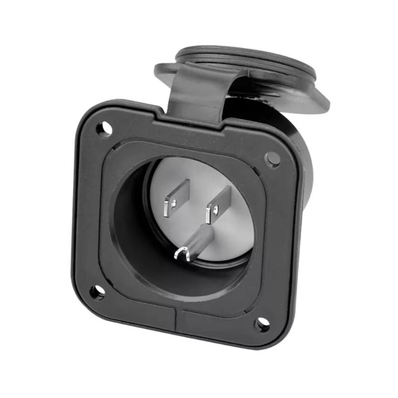 15A 125V Campers Power Outlet Waterproof Shock Resistant Design for Campers Vehicle Interior Electrical System