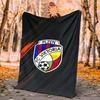 Fc Viktoria Flannel Blanket Soft Warm All-Season Throw, Design for Camping, Car Travel, Hiking Sofa, Bed, Office Perfect Gift for Parties