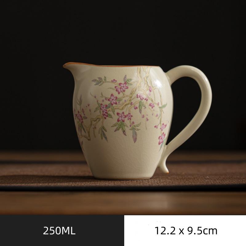 Ru Kiln Open Piece Ceramic Teapot Handmade  Ru Porcelain Xishi Pot Tea Maker Kettle Portable Kung Fu Teapot