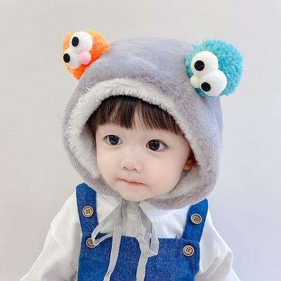 Chapéu de pele fofo infantil Stardoor com olhos grandes, produtos coreanos para bebês