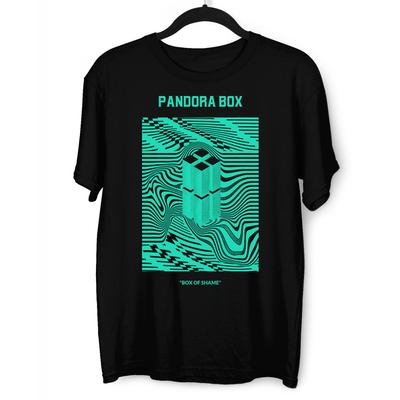 Pandora Box Abstract and Surreal Tee Box Of Shame Crew Neck T-shirt
