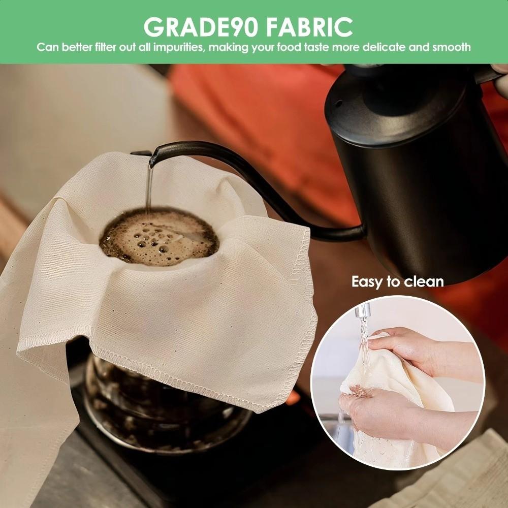 Cotton Cheesecloth Straining Cloth Washable Cheese Making Cloth  Kitchen Food Straining