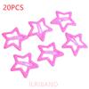 20pcs/lot 3CM Mini Star Hair Clip Kids Glitter Metal Hair Clips Barrettes Hairpins Girls Hair Accessories Headwear Styling Tools