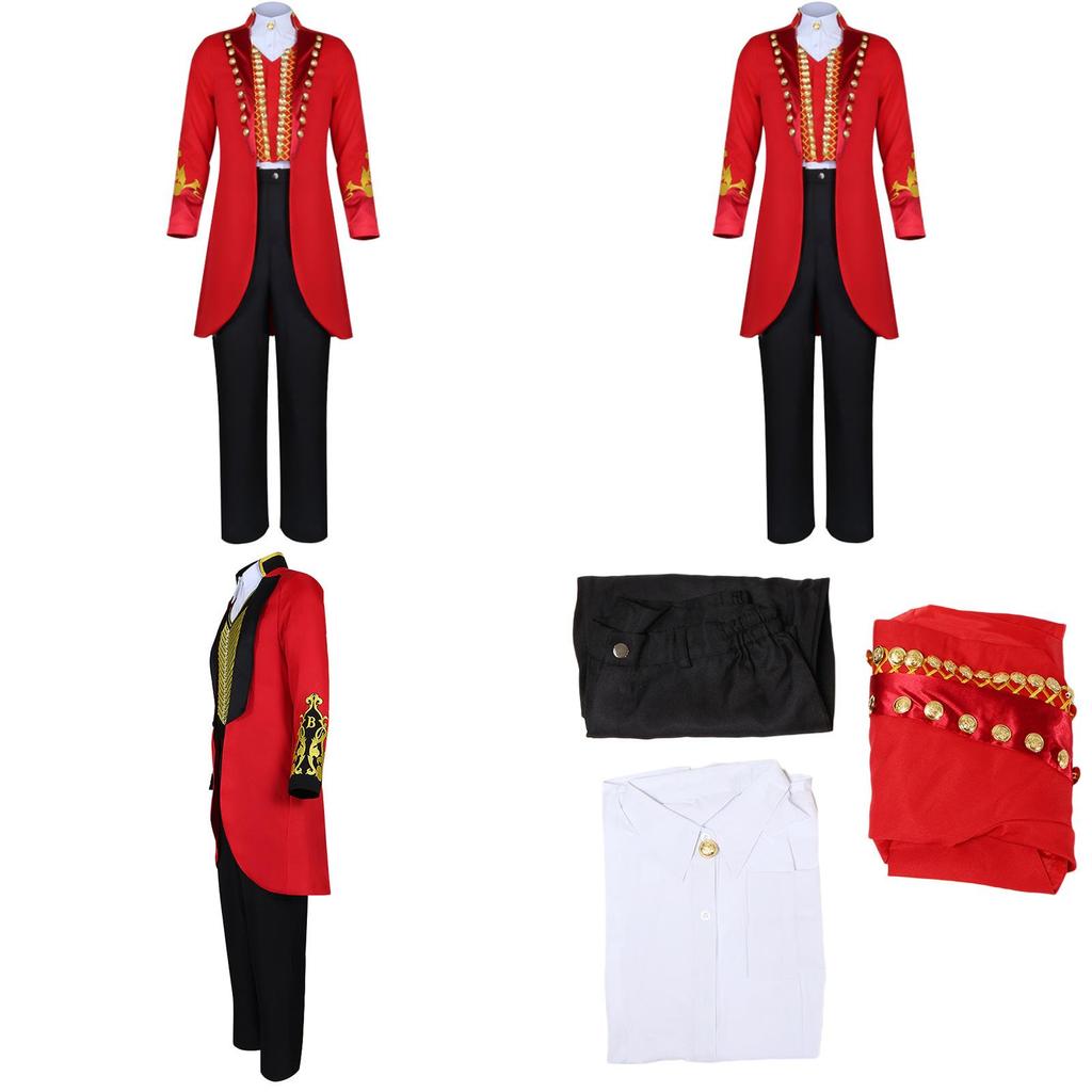 Personalized Street Style Circus Master Cosplay Outfit For Men Blended Fiber Material