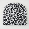 Trendy Leopard Print Knit Beanie Thick Warm Elastic Sports Hat Cool Travel Outdoor Fashion Unisex Winter Headwear Cap
