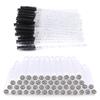 NEW Leopard Style Reusable Eyebrow Brush Tube Eyelash Extension Applicator Disposable Mascara Wand Diamond Eyelash Brush Tube
