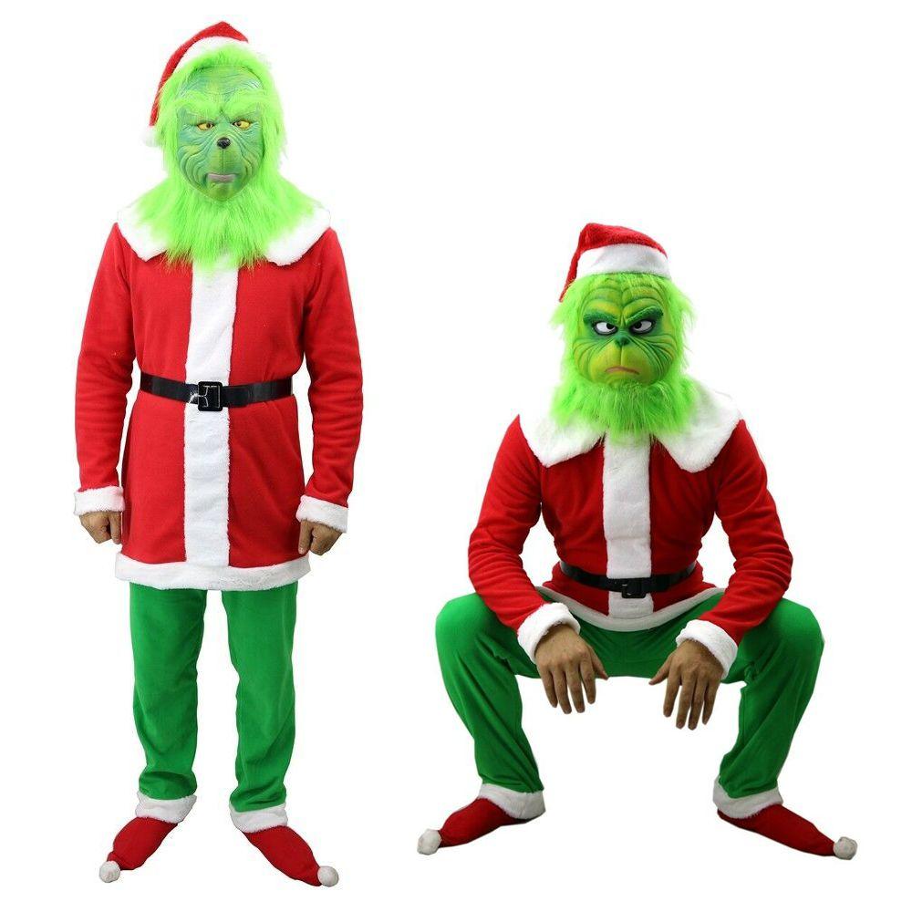 Festive How The Grinch Stole Christmas Adult Costume Suit For Holiday Cosplay Fun
