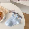 Summer Socks Women'S Cartoon Animal Short-Legged Socks Thin Sweat-Absorbing Boneless Socks Color-Blocking Women'S Socks
