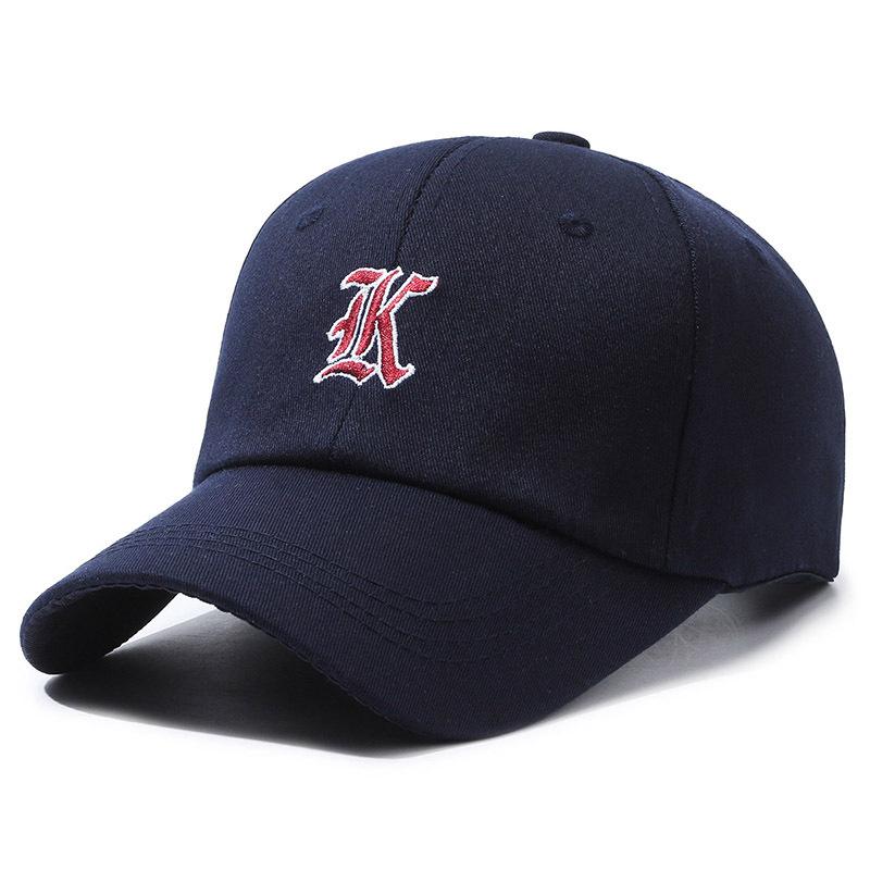 Embroidery Baseball Alphabet Cap Trendy Casual Hat Adjustable Sun Protection