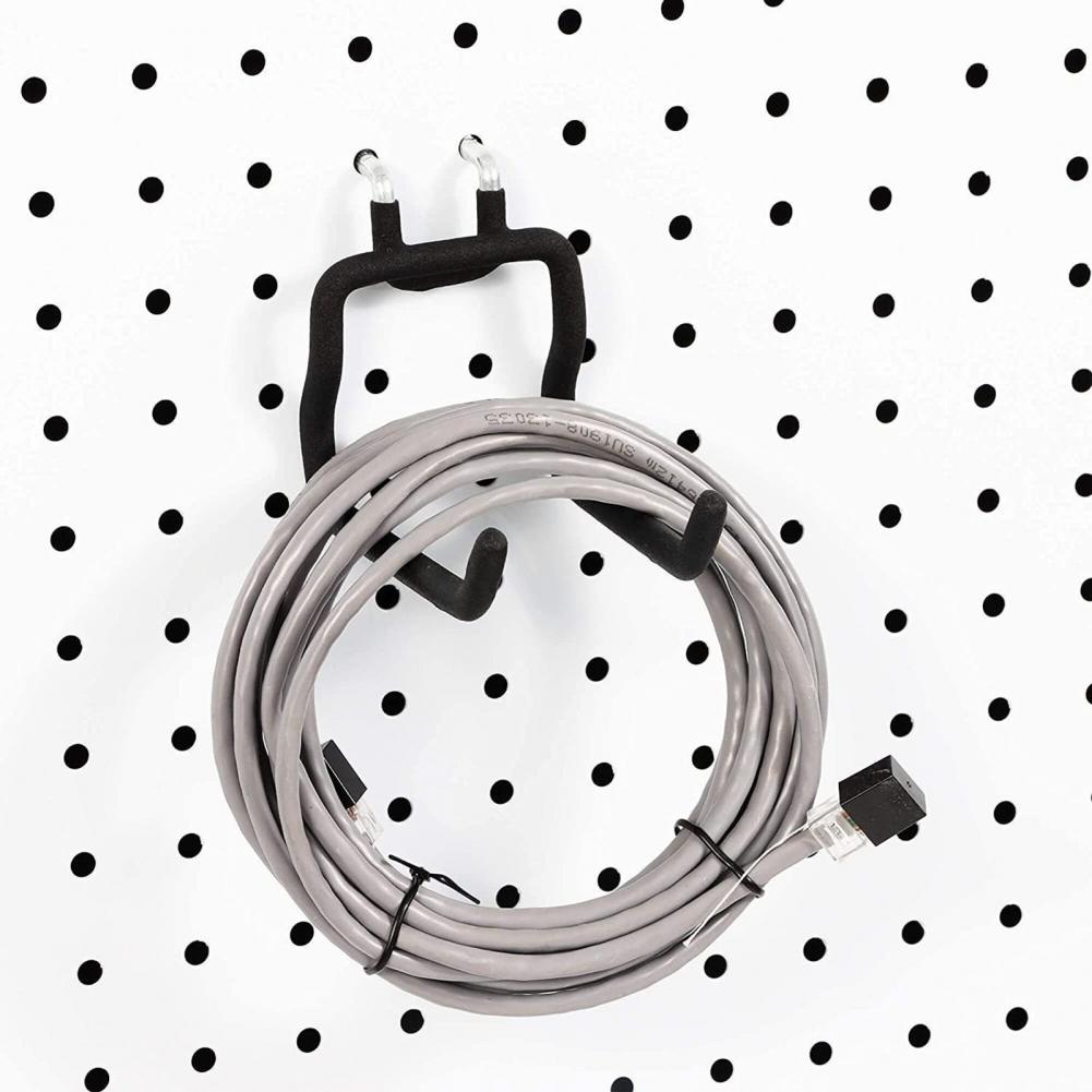 Black Pegboard Hooks Heavy Duty Power Tool Holder Wall Mounted Holder Hanger Rack Electric Drill Hook Tool Wall Organizer