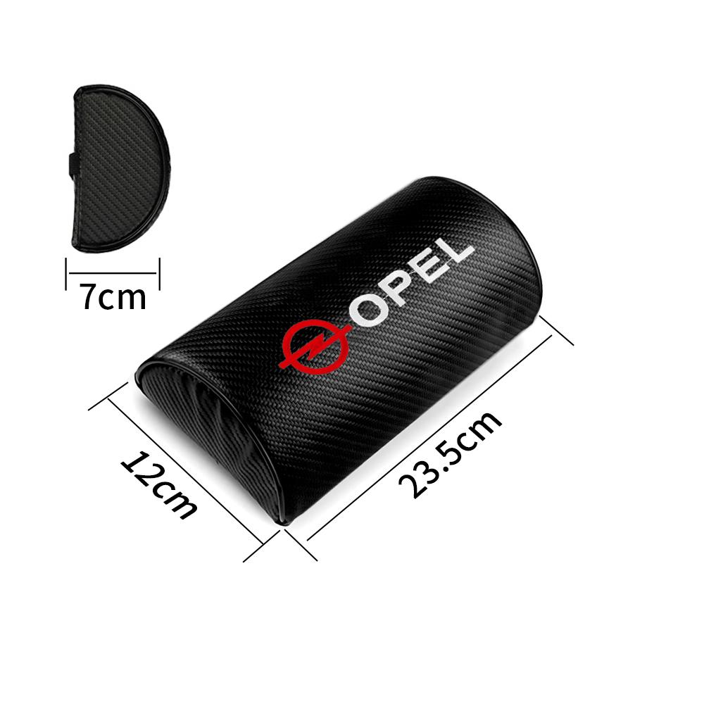 1/2pc Car Seat Headrest Neck Support Pillow Travel Rest Accessories For Opel Astra H J Insignia Mokka Zafira Corsa Car Valve Cap