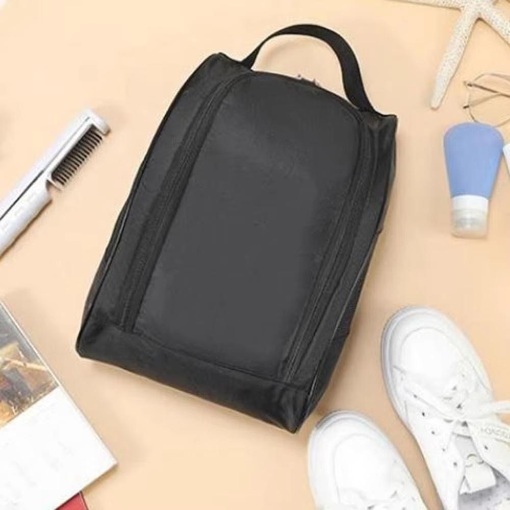 1pc Portable Sneaker Storage Bag Oxford Grid Breathable Dustproof Golf Shoe Bag Outdoor Business Trip Shoes Bag Shoe Organizer