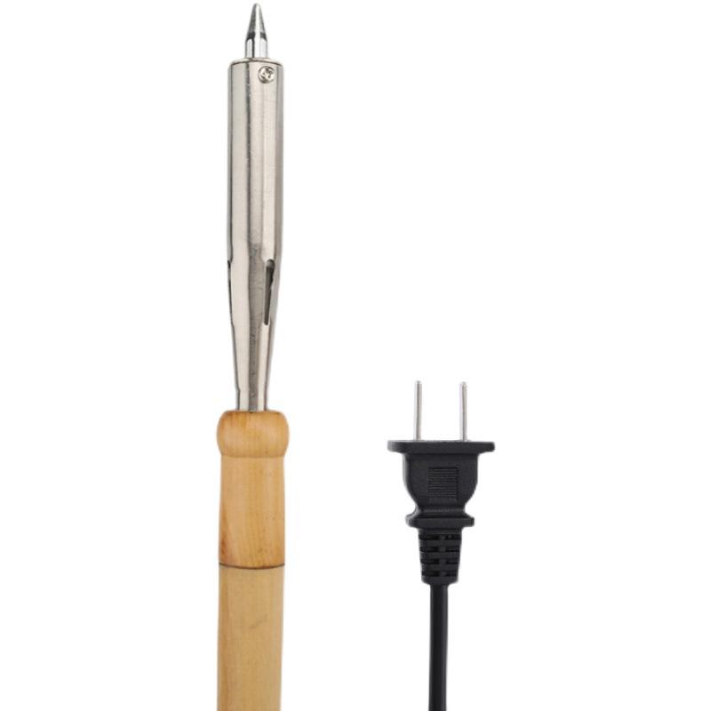 60W/80W/100W/150W Hochleistungs-Lötkolben mit Holzgriff & Konstanttemperaturregelung