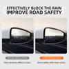 Car Sticker 2PCS Car Rearview Mirror Rain Eyebrow Transparent  Sun Visor Shade Cover For Mercedes benz GLK GLA w204 W251 W463 A 