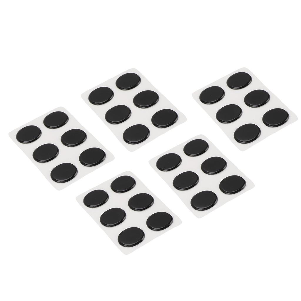 30 Pcs   Gel Pad Self Adhesive Soft Silicone Muffling Gel Pads   Dampeners for   Control