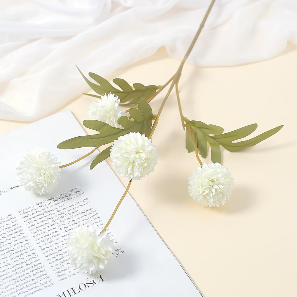 5 Heads Artificial Chrysanthemum Flowers 51cm Fake Bouquet For Party Vase Table Home Christmas Decor Garden Wedding Decoration